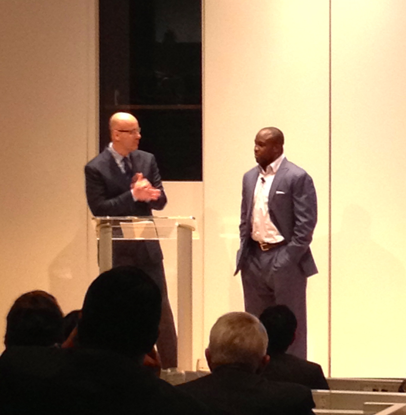 Mike Wise and London Fletcher