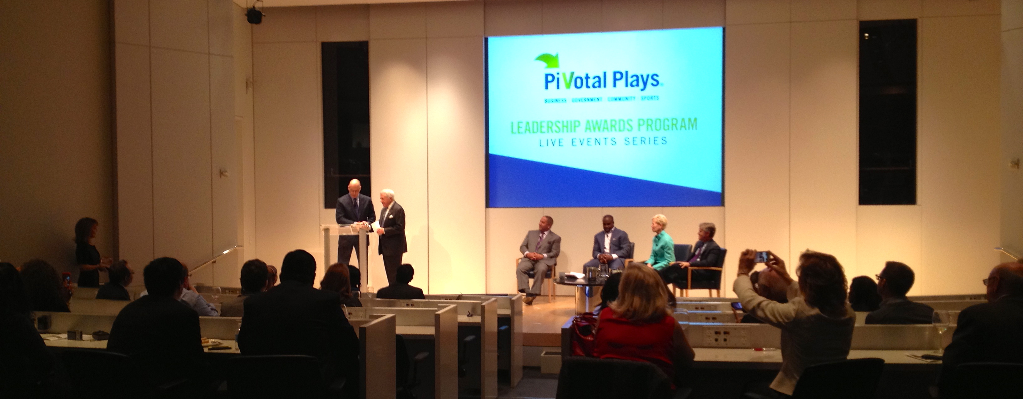 Pivotal Plays Leadership Awards